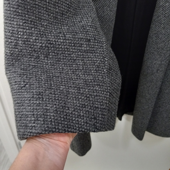 Vintage Wool and Fox Trim Dress Coat - Picture 5 of 6